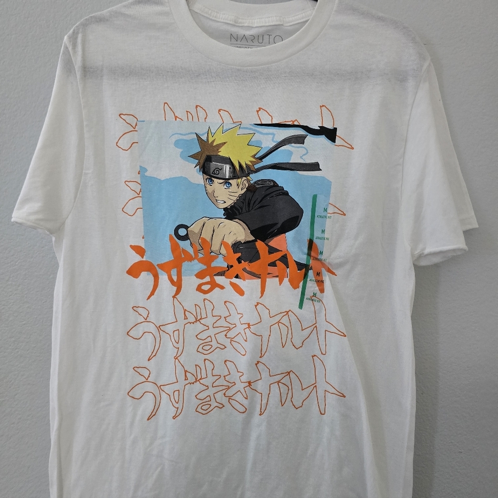 Naruto Graphic White T-Shirt